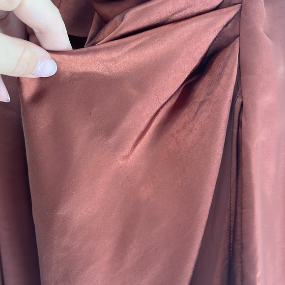 Astr the label rust satin mini dress size medium - Picture 6 of 10